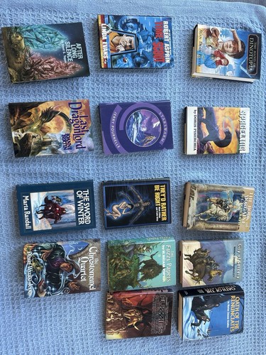 Fantasy sci hardcover lot - sci-fi,