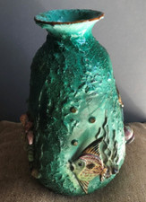 VASO IN CERAMICA DIPINTO A MANO FIRMATO ACABBA AMALFI