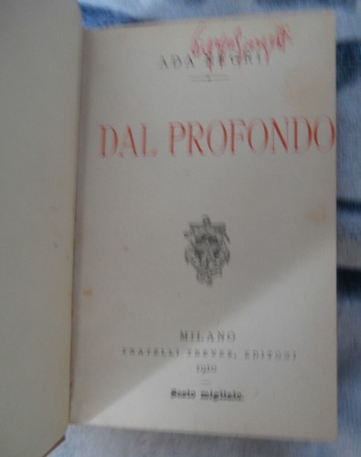Dal profondo ada - profondo,