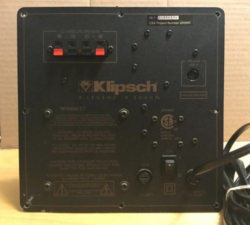 Amplificatore klipsch 1 - klipsch, 2.1