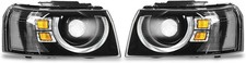 Coppia Fari LED Auto per Land Rover Freelander 2 L359 2007-2015 DRL RHD