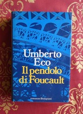 Umberto Eco il pendolo di Foucault Bompiani prima ed. ottobre 1988