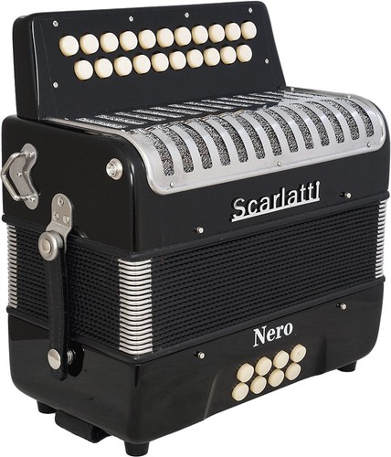 Scarlatti nero melodeon - d/g,