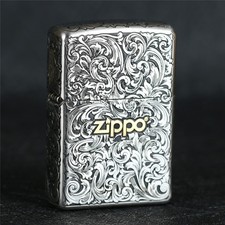 Tang Erba Incisa Argento Zippo