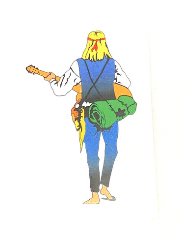 Adesivo vagabond piaggio ciao - adesivo,