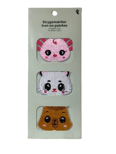 3 toppe patch - 🐱🐱🐱3,