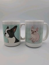 2 tazze in ceramica Bulldog