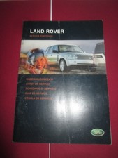 Land Rover Range Rover Defender Freelander 2 Discovery Libretto Tagliandi 2007