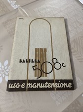 FIAT BALILLA 508C  - 1938 - LIBRETTO USO E MANUTENZIONE - ORIGINALE