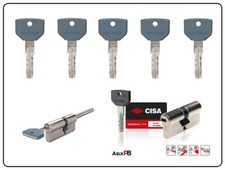 CILINDRO EUROPEO DI SICUREZZA CISA ASIX P8 PRO  5 CHIAVI VARIE MISURE