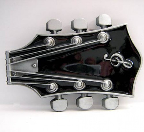 Fibbia con testa - testa, chitarra