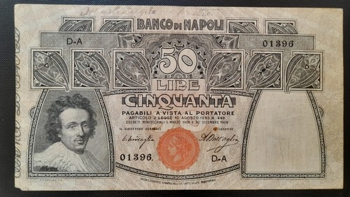 Lire banca napoli - lire,