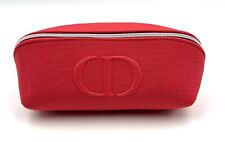 Nuovo! Christian Dior Cosmetic Makeup Bag Pouch Clutch Astuccio Portamatite ~ Rosso