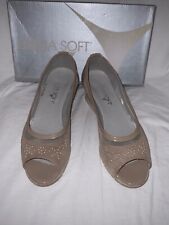 Scarpe da donna Cinzia Soft, linea comoda, colore tortora, tg. 38 IT