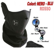MASCHERINA FACE MASK SCALDACOLLO SOTTOCASCO BANDANA MOTO SCOOTER ** OCCASIONE **