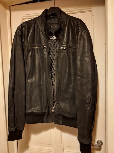 Giubbotto pelle nero 58 - nero,