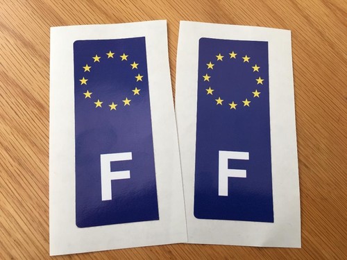 Adesivi targa euro - , francese