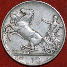 1929 Italia 10 Lire Vittorio