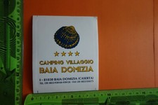Vecchio Adesivo Campeggio