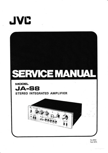 Manuale servizio per - per, jvc