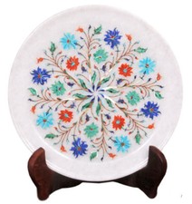 Piatto decorativo in marmo