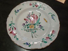 Antica Piatto Ceramica Firmato