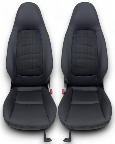 Coprisedili ecopelle nero - , per