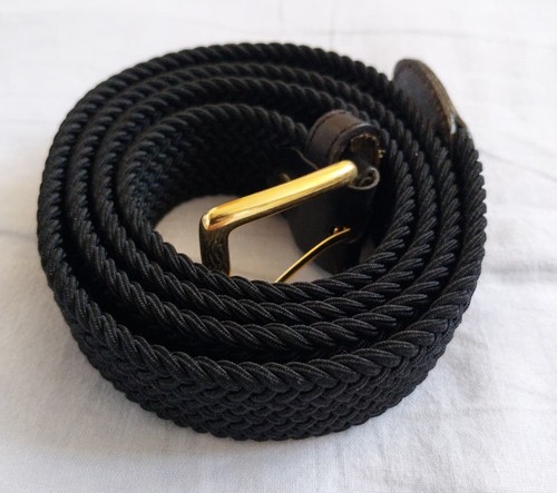 Cintura nera intrecciata