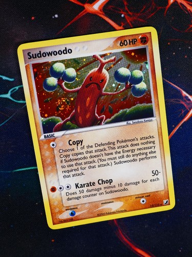Carta pokemon sudowoodo ex - lp+,