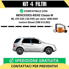 Kit 4 Filtri Tagliando per