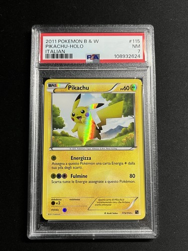 Pikachu holo psa - 7, b