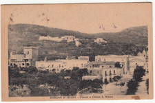 FP00829 - NAPOLI ISCHIA - BARANO PIAZZA E CHIESA SAN ROCCO VIAGGIATA 1927
