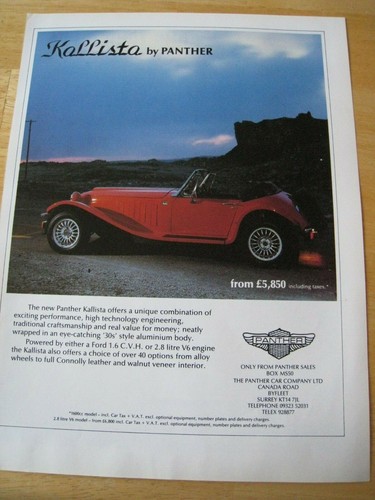 Kallista car panther - kallista,