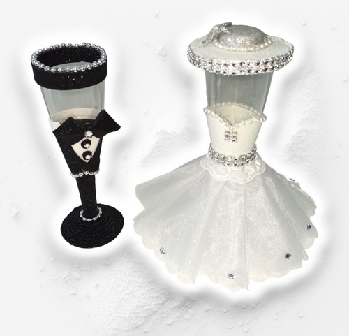 Coppia calici matrimonio - di,