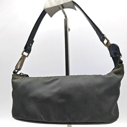 Borsa gucci nylon tela grigia - tela,