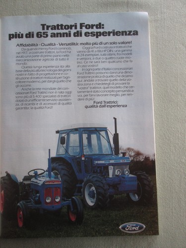 Ford trattori pubblicita - trattori, pubblicita'
