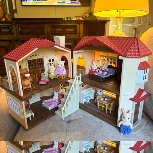 Sylvanian family casa - family,