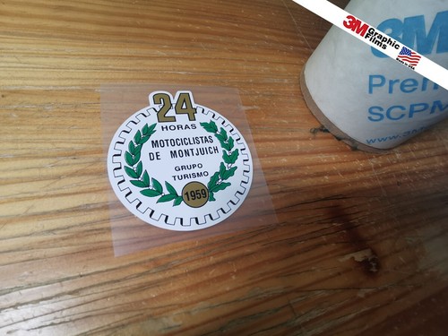 Bultaco montjuich decal - 24,