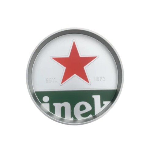 Heineken metal drinks tray - drinks,