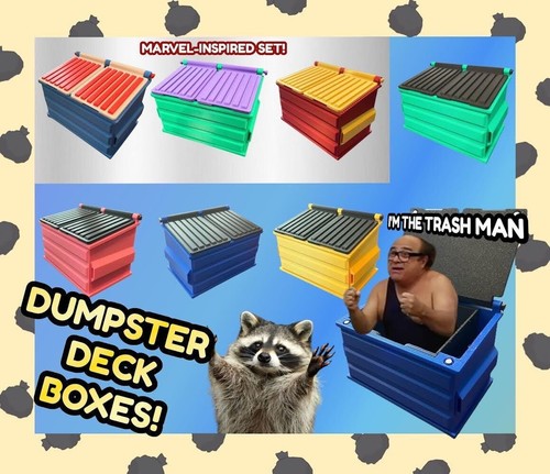 Dumpster deck box mtg magic - dumpster,