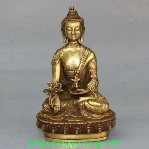 Statua buddha old tibet - 8",