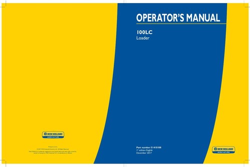 New holland 100lc caricatore - new,