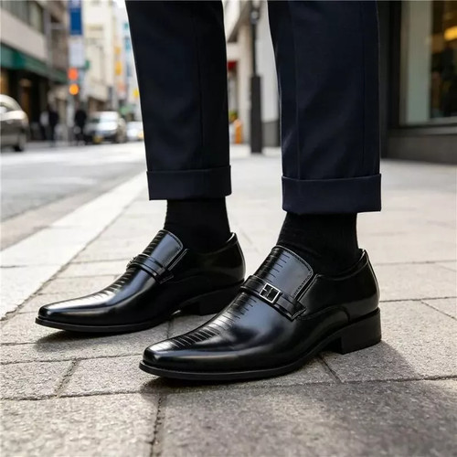 Scarpa elegante uomo nera - elegante,