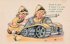 CARTOLINA MILITARE ,CARRISTI