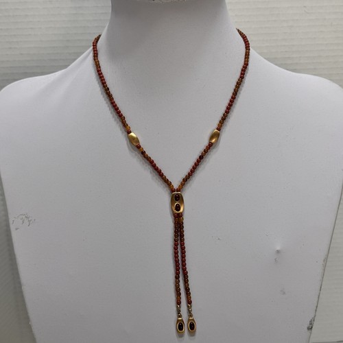 Collana monet drop rosso - monet,