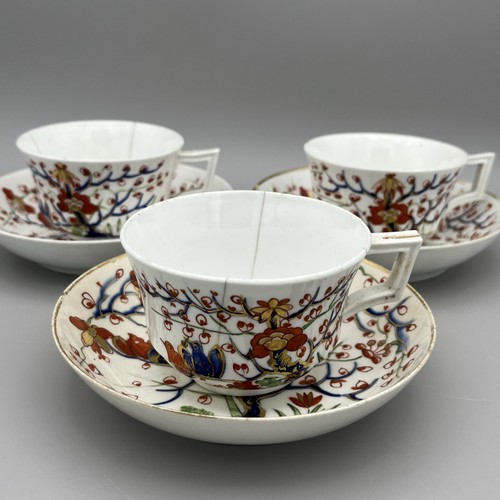 Antico set piattini tazze - piattini, 3