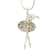 Ciondolo ballerina multicolore