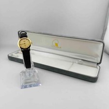 Cintura LONGINES 153 in oro massiccio 18 carati 750 al quarzo marrone ottime ...