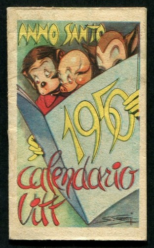 Calendarietto vitt 1950 - 1950, anno