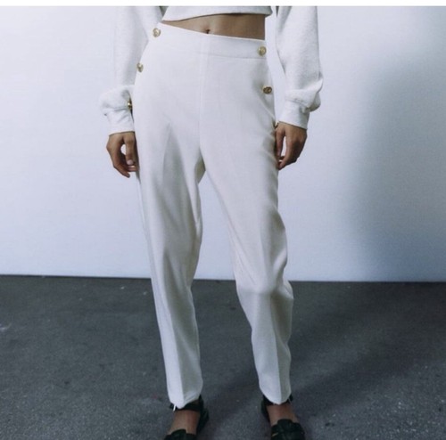 Pantalone marinaio bianco zara - marinaio,